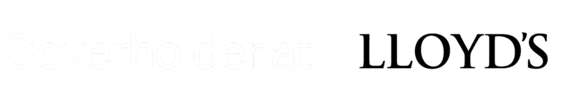 Coverholder at Lloyd's logo in white with transparent background